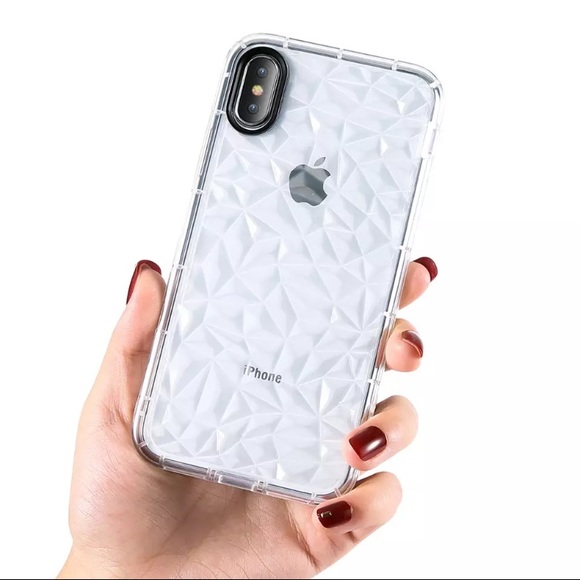 Accessories - LAST ONE iPhone X/XS Case Clear Diamond Bumper